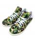 adidas（アディダス）の古着「adidas（アディダス）　A BATHING APE（アベイシングエイプ）　STAN SMITH　	IG8949」｜カーキ