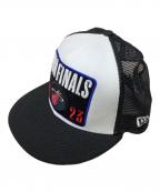 New Eraニューエラ）の古着「キャップ　NBA FINALS 2025」｜ブラック×ホワイト