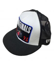 New Era（ニューエラ）の古着「キャップ　NBA FINALS 2025」｜ブラック×ホワイト