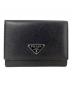 PRADA（プラダ）の古着「2つ折り財布　PRADA（プラダ）　1M0842　39」｜ブラック