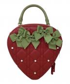 Maison de FLEURメゾンドフルール）の古着「ショルダーバッグ　Maison de FLEUR（メゾンドフルール）」｜レッド