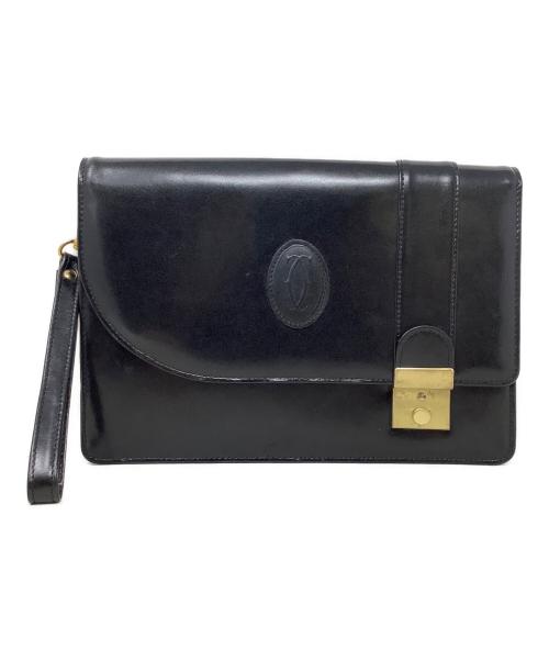 Cartier（カルティエ）Cartier (カルティエ) クラッチバッグ　Cartier（カルティエ） ブラックの古着・服飾アイテム
