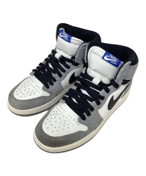 NIKE（ナイキ）NIKE (ナイキ) NIKE（ナイキ）　Air Jordan 1 Retro　	FD1437-003 ホワイト×グレー サイズ:25.0の古着・服飾アイテム