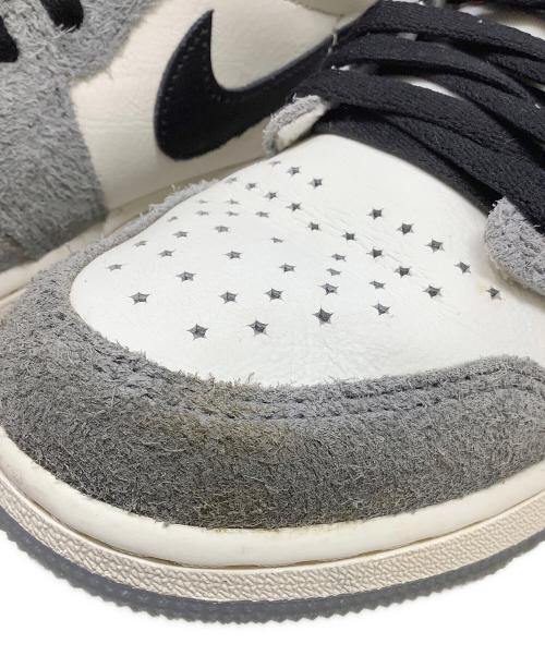 NIKE（ナイキ）NIKE (ナイキ) NIKE（ナイキ）　Air Jordan 1 Retro　	FD1437-003 ホワイト×グレー サイズ:25.0の古着・服飾アイテム