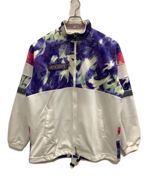DECENT（デサント）DECENT (デサント) トラックジャケット ホワイト サイズ:M-Lの古着・服飾アイテム