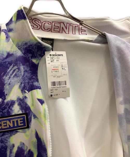 DECENT（デサント）DECENT (デサント) トラックジャケット ホワイト サイズ:M-Lの古着・服飾アイテム
