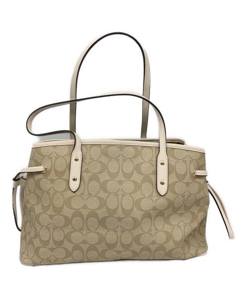 COACH（コーチ）COACH (コーチ) トートバッグ ベージュの古着・服飾アイテム
