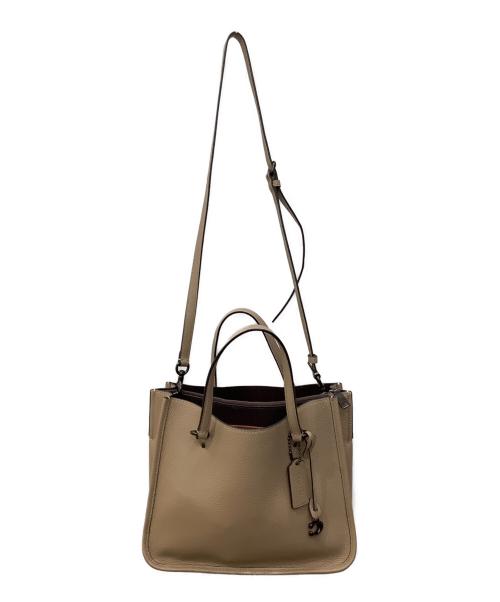 COACH（コーチ）COACH (コーチ) タイラー キャリーオール28 ベージュの古着・服飾アイテム