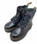 Dr.Martensドクターマーチン）の古着「6ホールブーツ　Dr.Martens（ドクターマーチン）　MOLLY」｜ブラック
