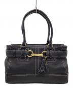 COACHコーチ）の古着「ハンドバッグ　COACH（コーチ）　10212」｜ブラック
