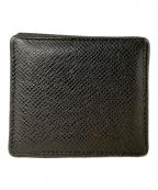 LOUIS VUITTONルイ ヴィトン）の古着「LOUIS VUITTON（ルイヴィトン）　M30382　タイガ　ポルトモネ・ボワット　CT0077」｜ブラック