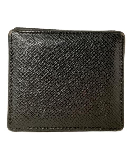 LOUIS VUITTON（ルイ ヴィトン）LOUIS VUITTON (ルイ ヴィトン) LOUIS VUITTON（ルイヴィトン）　M30382　タイガ　ポルトモネ・ボワット　CT0077 ブラックの古着・服飾アイテム