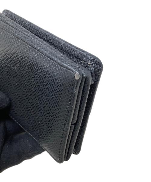 LOUIS VUITTON（ルイ ヴィトン）LOUIS VUITTON (ルイ ヴィトン) LOUIS VUITTON（ルイヴィトン）　M30382　タイガ　ポルトモネ・ボワット　CT0077 ブラックの古着・服飾アイテム