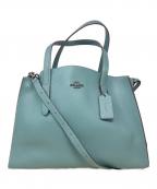 COACHコーチ）の古着「COACH（コーチ）　25137　チャーリーキャリーオール」｜スカイブルー