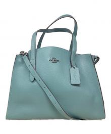 COACH（コーチ）の古着「COACH（コーチ）　25137　チャーリーキャリーオール」｜スカイブルー