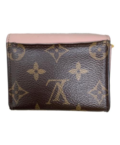 LOUIS VUITTON（ルイ ヴィトン）LOUIS VUITTON (ルイ ヴィトン) ルイヴィトン LOUIS VUITTON 三つ折り財布 ポルトフォイユ・ゾエ ローズ・バレリーヌ ピンクの古着・服飾アイテム