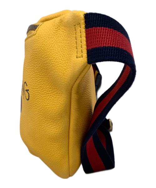 GUCCI（グッチ）GUCCI (グッチ) GUCCI（グッチ）　プリントベルトバッグ　493869　525040　ココキャピタン イエローの古着・服飾アイテム