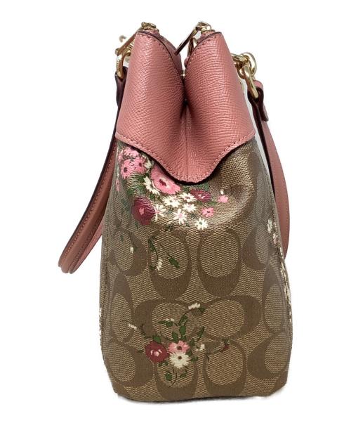 COACH（コーチ）COACH (コーチ) COACH（コーチ）　F28963　キャンバス フラワープリント ブルック キャリーオールの古着・服飾アイテム