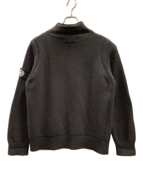 STONE ISLAND（ストーンアイランド）STONE ISLAND (ストーンアイランド) ドライバーズニット ブラック サイズ:Mの古着・服飾アイテム
