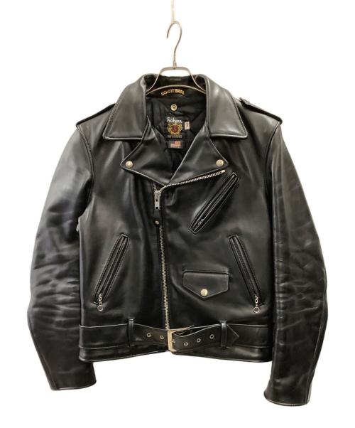 Schott（ショット）Schott (ショット) ダブルライダースジャケット ブラック サイズ:38の古着・服飾アイテム
