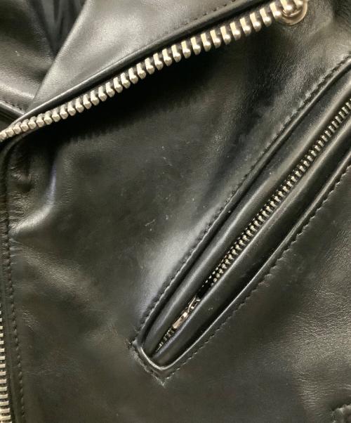 Schott（ショット）Schott (ショット) ダブルライダースジャケット ブラック サイズ:38の古着・服飾アイテム