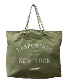 LeSportsac（レスポートサック）の古着「トートバッグ　LeSportsac（レスポートサック）　JAL限定」｜オリーブ