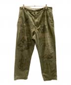 AVIREXアヴィレックス）の古着「60’s ARMY CHINO PANTS ”ARCHIVE GRAPHIC」｜オリーブ