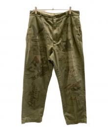 AVIREX（アヴィレックス）の古着「60’s ARMY CHINO PANTS ”ARCHIVE GRAPHIC」｜オリーブ