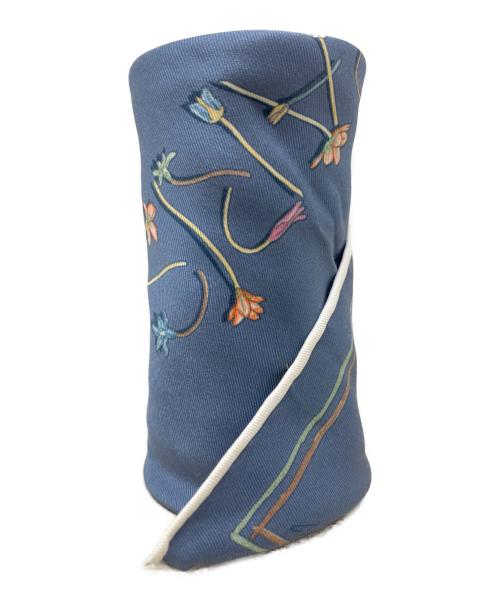 HERMES（エルメス）HERMES (エルメス) HERMES（エルメス）　カレ７０　アイ・ライク・フラワーズ ブルーの古着・服飾アイテム