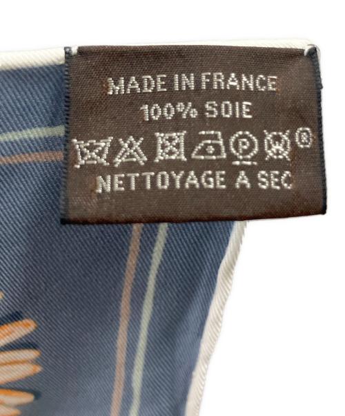 HERMES（エルメス）HERMES (エルメス) HERMES（エルメス）　カレ７０　アイ・ライク・フラワーズ ブルーの古着・服飾アイテム