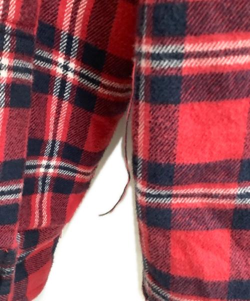 SUPREME（シュプリーム）SUPREME (シュプリーム) 長袖シャツ　	arc logo quilted flannel shirt レッド サイズ:Lの古着・服飾アイテム