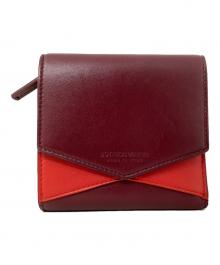 BOTTEGA VENETA（ボッテガベネタ）の古着「3つ折り財布　BOTTEGA VENETA（ボッテガベネタ）　	P013840282R」｜レッド