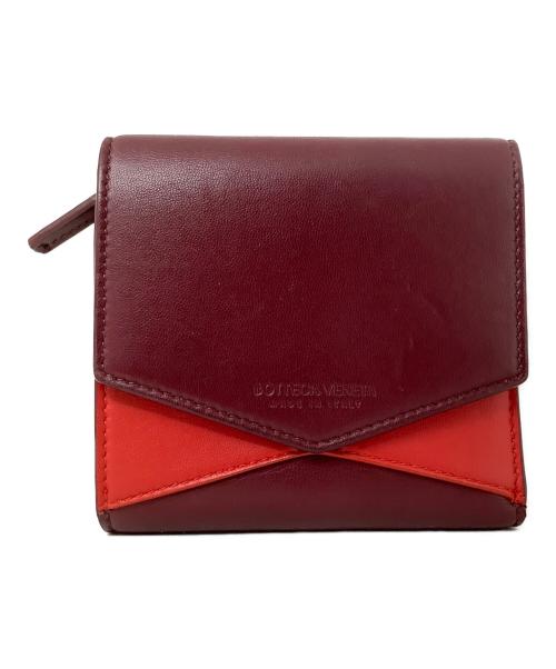 BOTTEGA VENETA（ボッテガベネタ）BOTTEGA VENETA (ボッテガベネタ) 3つ折り財布　BOTTEGA VENETA（ボッテガベネタ）　	P013840282R レッドの古着・服飾アイテム