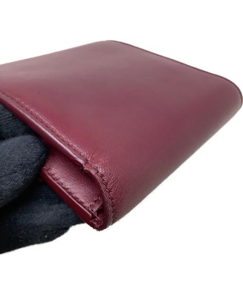 BOTTEGA VENETA（ボッテガベネタ）BOTTEGA VENETA (ボッテガベネタ) 3つ折り財布　BOTTEGA VENETA（ボッテガベネタ）　	P013840282R レッドの古着・服飾アイテム