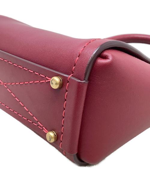 COACH（コーチ）COACH (コーチ) COACH ハンドバッグ レザー RED レッドの古着・服飾アイテム