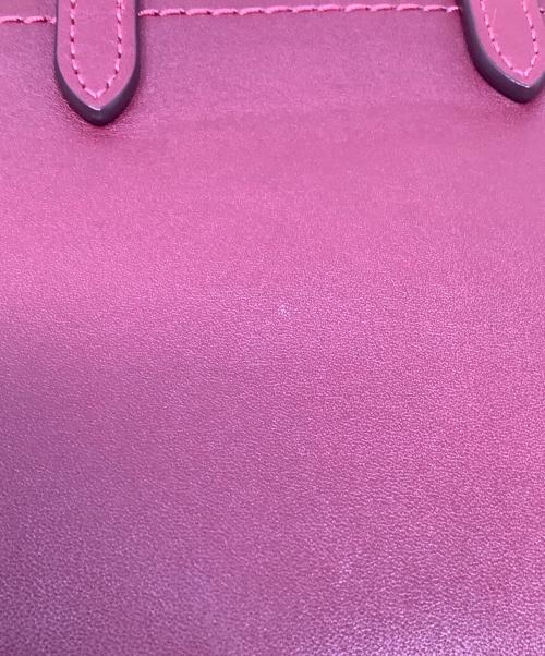 COACH（コーチ）COACH (コーチ) COACH ハンドバッグ レザー RED レッドの古着・服飾アイテム