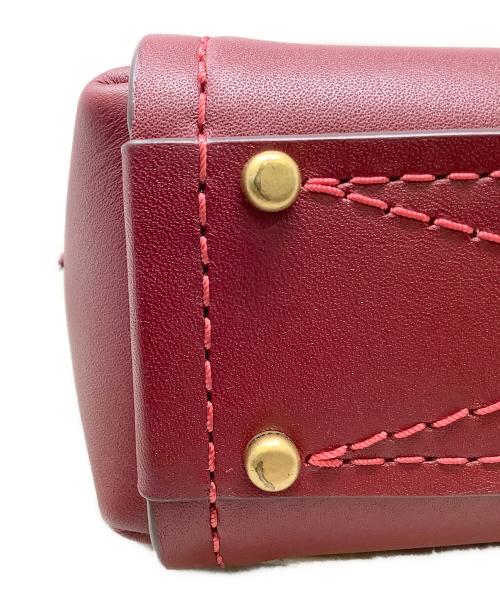 COACH（コーチ）COACH (コーチ) COACH ハンドバッグ レザー RED レッドの古着・服飾アイテム