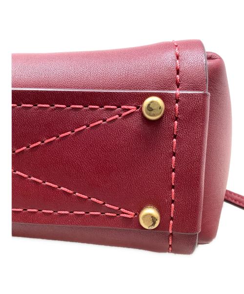 COACH（コーチ）COACH (コーチ) COACH ハンドバッグ レザー RED レッドの古着・服飾アイテム