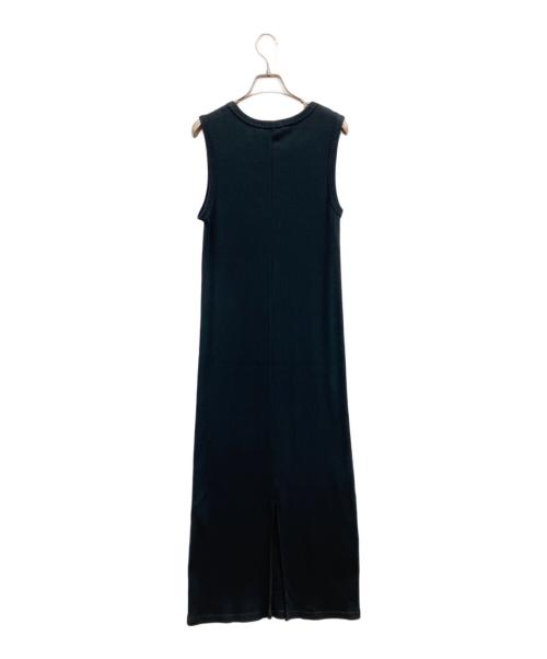 LACOSTE（ラコステ）LACOSTE (ラコステ) ノースリーブ・キャミソールワンピース　LACOSTE　（ラコステ）EF019J ブラック サイズ:36の古着・服飾アイテム