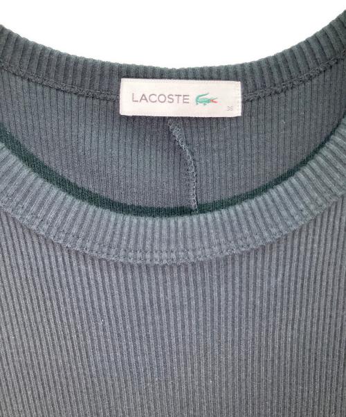 LACOSTE（ラコステ）LACOSTE (ラコステ) ノースリーブ・キャミソールワンピース　LACOSTE　（ラコステ）EF019J ブラック サイズ:36の古着・服飾アイテム