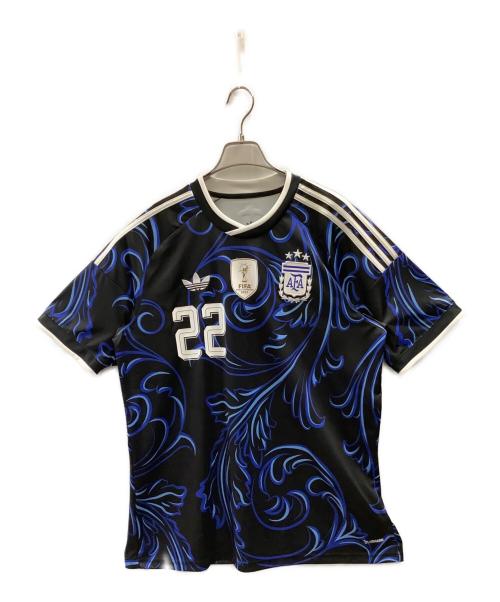 adidas（アディダス）adidas (アディダス) ゲームシャツ　ラウタロ・マルティネス ブラック サイズ:３XLの古着・服飾アイテム