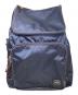 PORTER（ポーター）の古着「PORTER（ポーター）　PLAN RUCKSACK」｜ネイビー