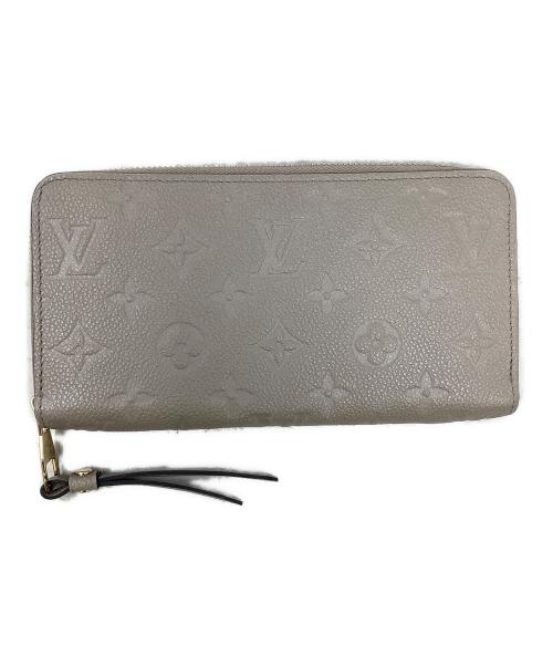 LOUIS VUITTON（ルイ ヴィトン）LOUIS VUITTON (ルイ ヴィトン) ラウンドファスナー ジッピー ウォレット モノグラム アンプラント トゥルトレール ベージュの古着・服飾アイテム