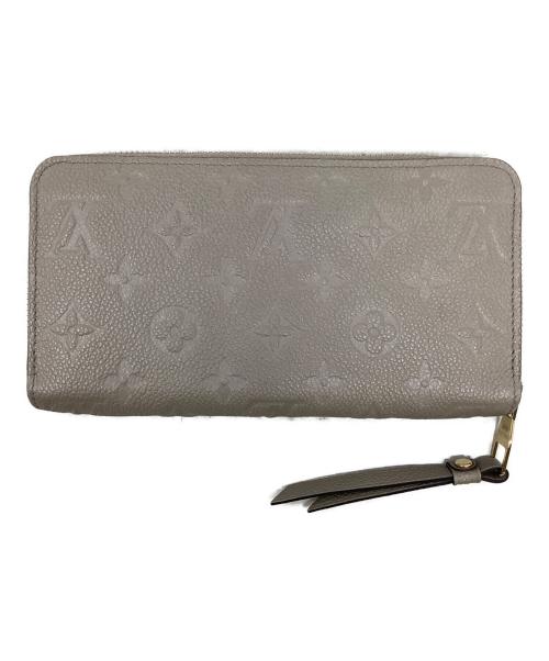 LOUIS VUITTON（ルイ ヴィトン）LOUIS VUITTON (ルイ ヴィトン) ラウンドファスナー ジッピー ウォレット モノグラム アンプラント トゥルトレール ベージュの古着・服飾アイテム
