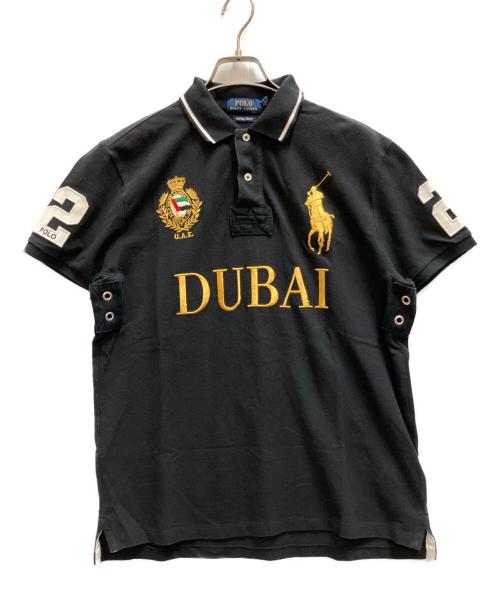 RALPH LAUREN（ラルフローレン）RALPH LAUREN (ラルフローレン) DUBAI ポロシャツ ブラック サイズ:Mの古着・服飾アイテム
