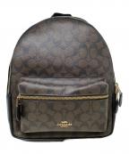 COACHコーチ）の古着「COACH（コーチ）　シグネチャー　F32200」｜ブラック×ブラウン