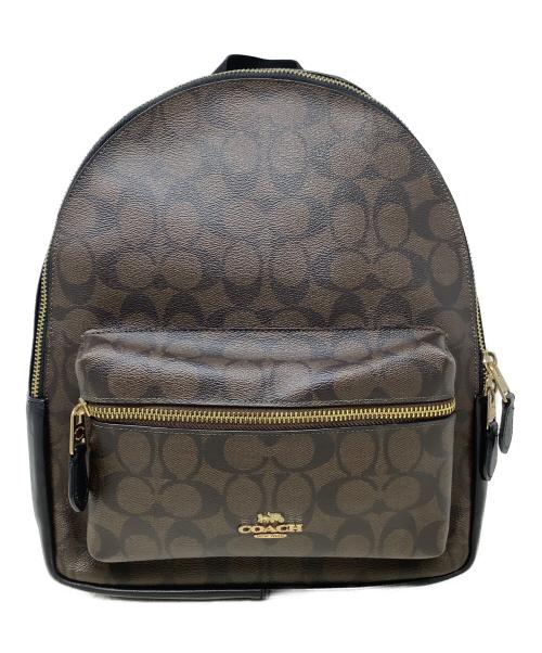 COACH（コーチ）COACH (コーチ) COACH（コーチ）　シグネチャー　F32200 ブラック×ブラウンの古着・服飾アイテム