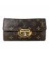 LOUIS VUITTON（ルイ ヴィトン）の古着「LOUIS VUITTON（ルイ　ヴィトン）　モノグラム・エトワール　ポルトフォイユ・サラ	M66556	SP5018」｜ブラウン