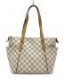 LOUIS VUITTON（ルイ ヴィトン）の古着「ダミエ・アズール　	トータリーPM」｜ホワイト