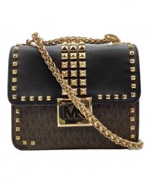 MICHAEL KORS（マイケルコース）の古着「NEW MICHAEL KORS BAGS 35F1G6SS1B MERLO SHOULDER BAG」｜ブラウン